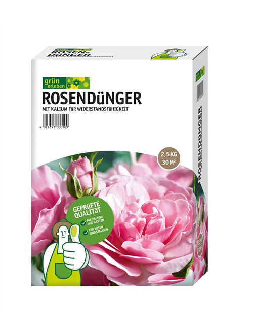 Grün erleben Rosen Dünger , 9+4+8+2g+Sp Gartenbau Rülcker