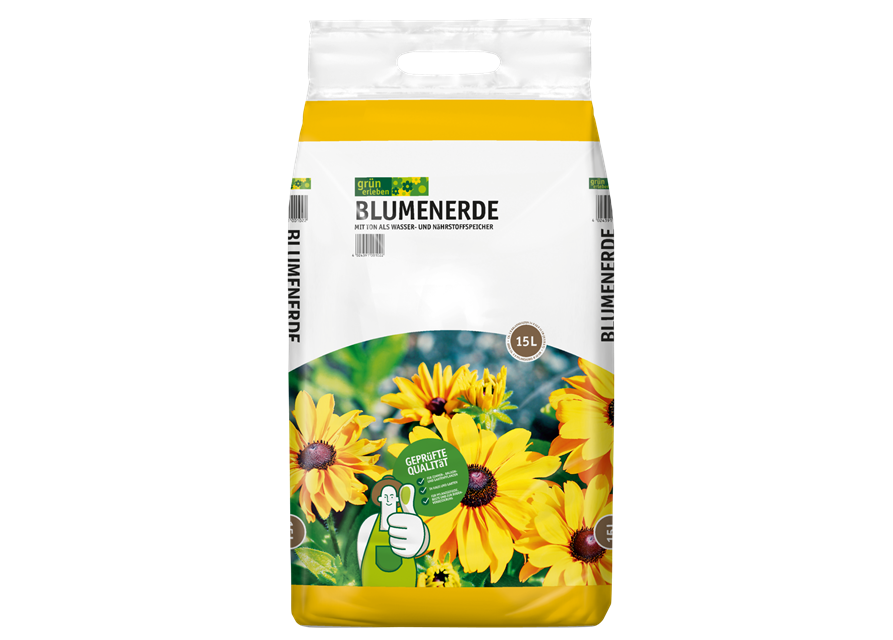Grün erleben Blumenerde 