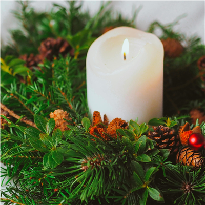 20.11 Weihnachtskranz binden 20.11 Weihnachtskranz binden