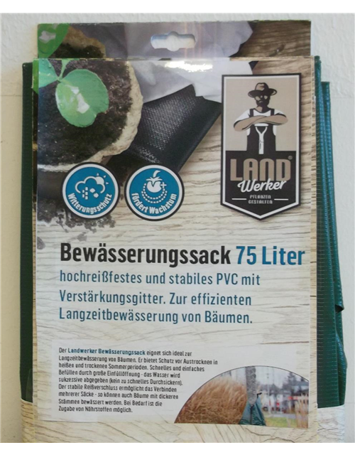 Landwerker Bewässerungssack 75 Liter 400g/m² PVC